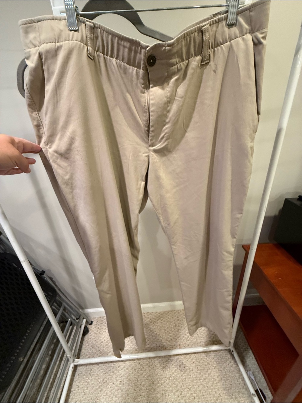 Under Armour Men's Beige Stretch Chino Pants